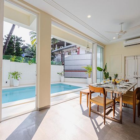Elivaas 4 Bhk Villa Near Beach With Private Pool & Bar - Casa Boa Vida Candolim Zewnętrze zdjęcie