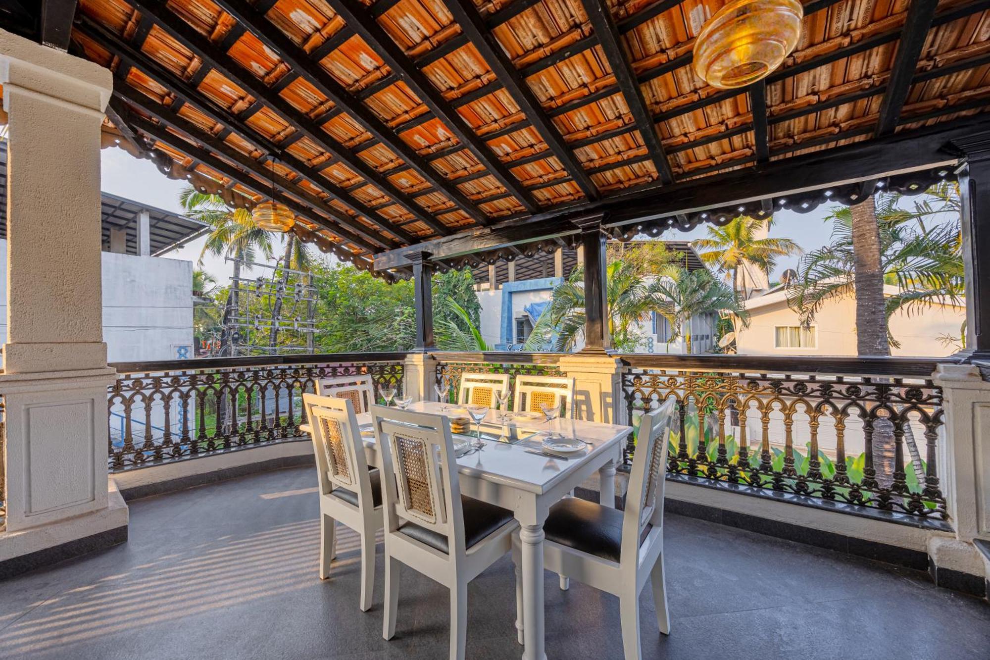 Elivaas 4 Bhk Villa Near Beach With Private Pool & Bar - Casa Boa Vida Candolim Zewnętrze zdjęcie