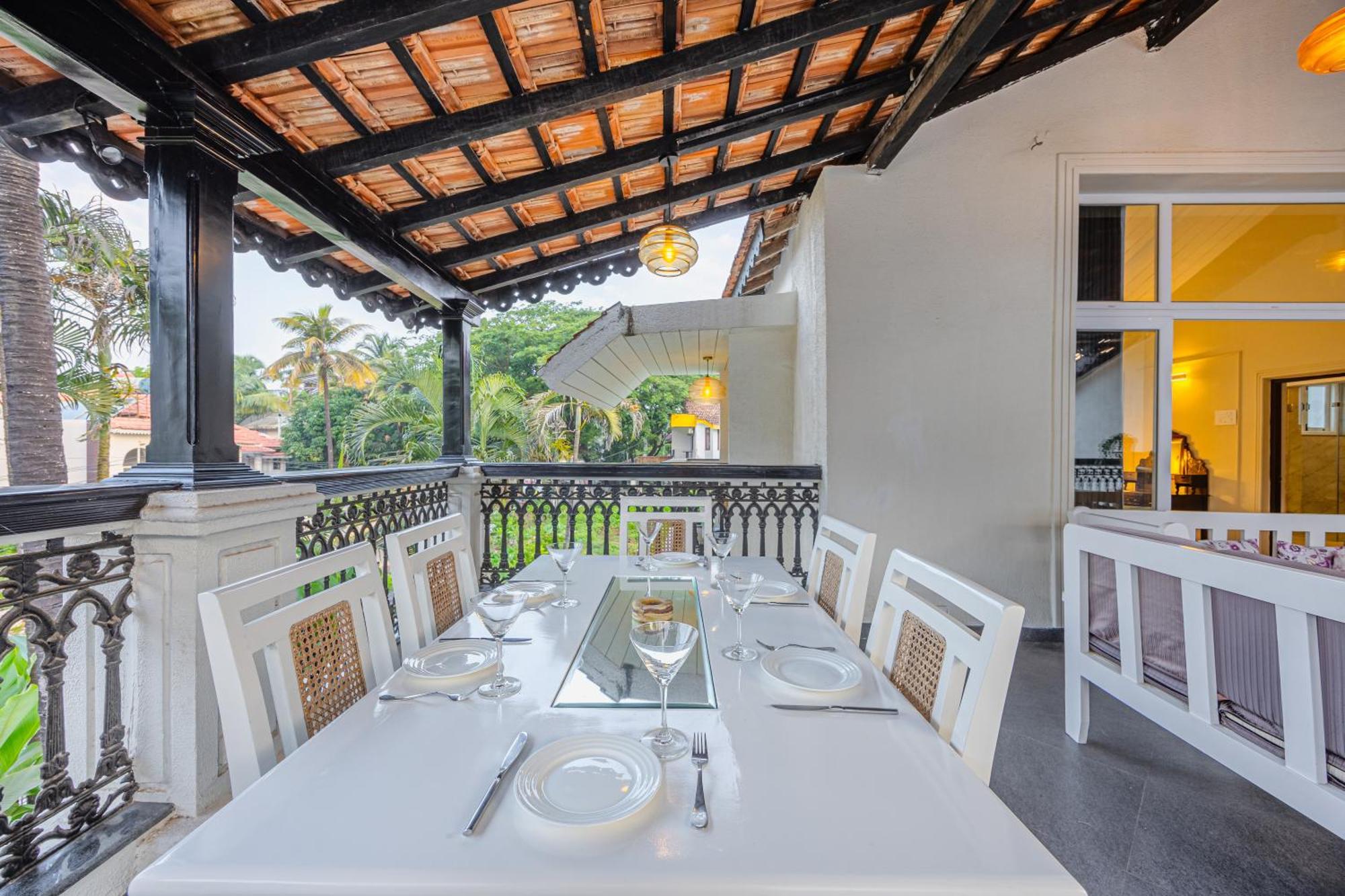 Elivaas 4 Bhk Villa Near Beach With Private Pool & Bar - Casa Boa Vida Candolim Zewnętrze zdjęcie