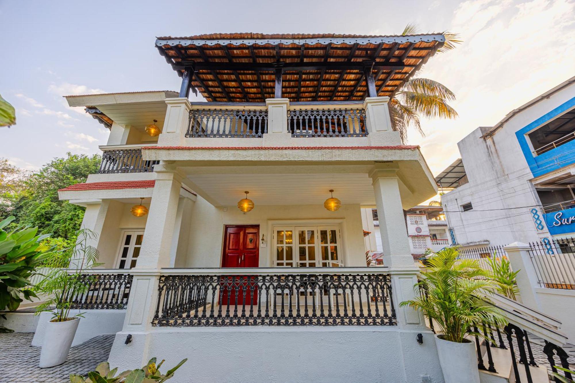 Elivaas 4 Bhk Villa Near Beach With Private Pool & Bar - Casa Boa Vida Candolim Zewnętrze zdjęcie