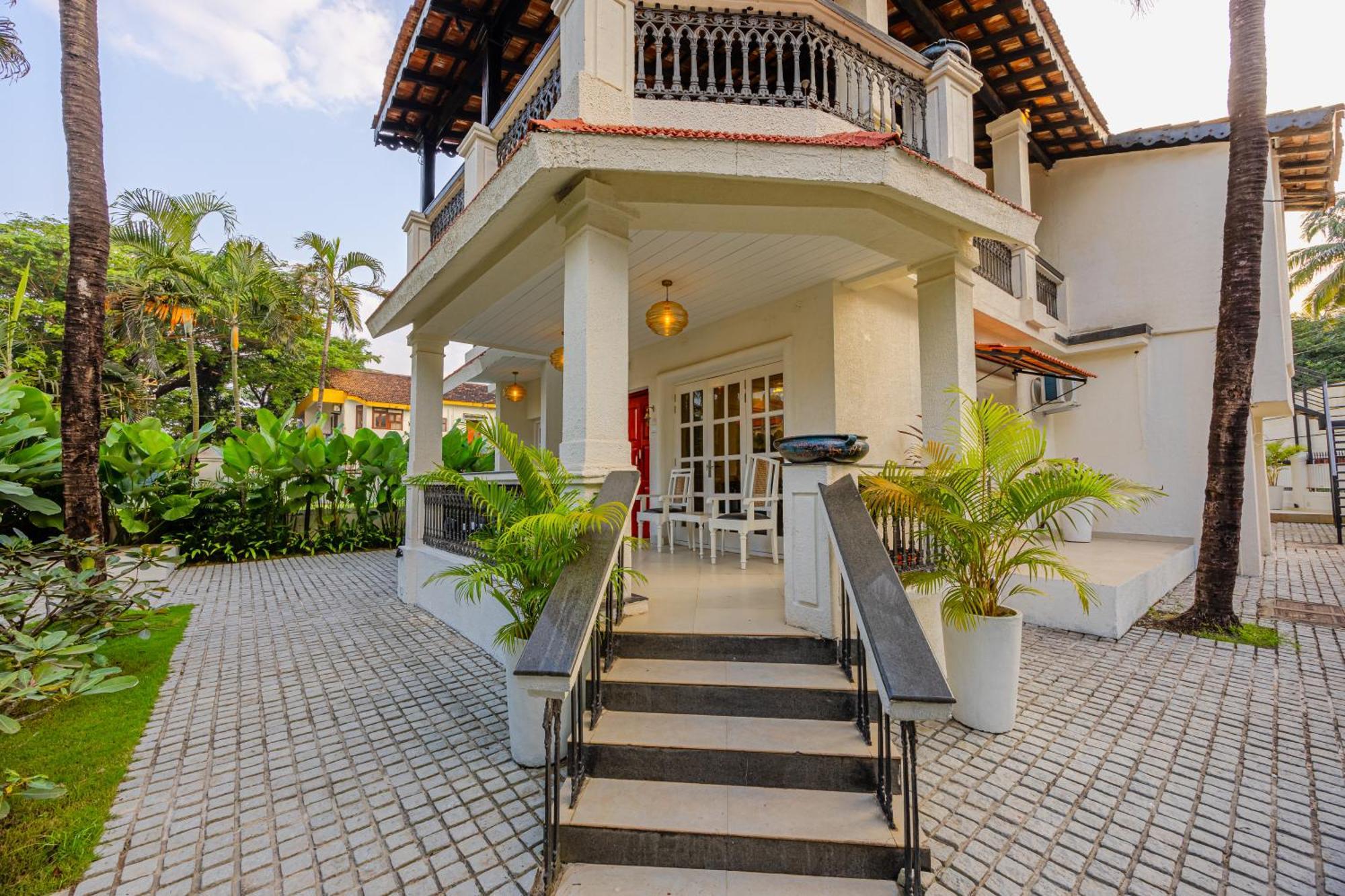 Elivaas 4 Bhk Villa Near Beach With Private Pool & Bar - Casa Boa Vida Candolim Zewnętrze zdjęcie